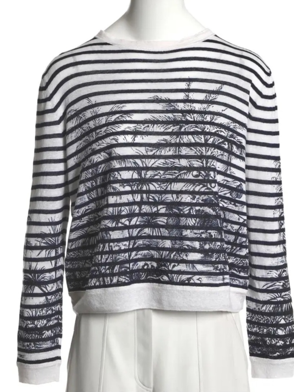 Dior Linen T-Shirt  Size 36/4